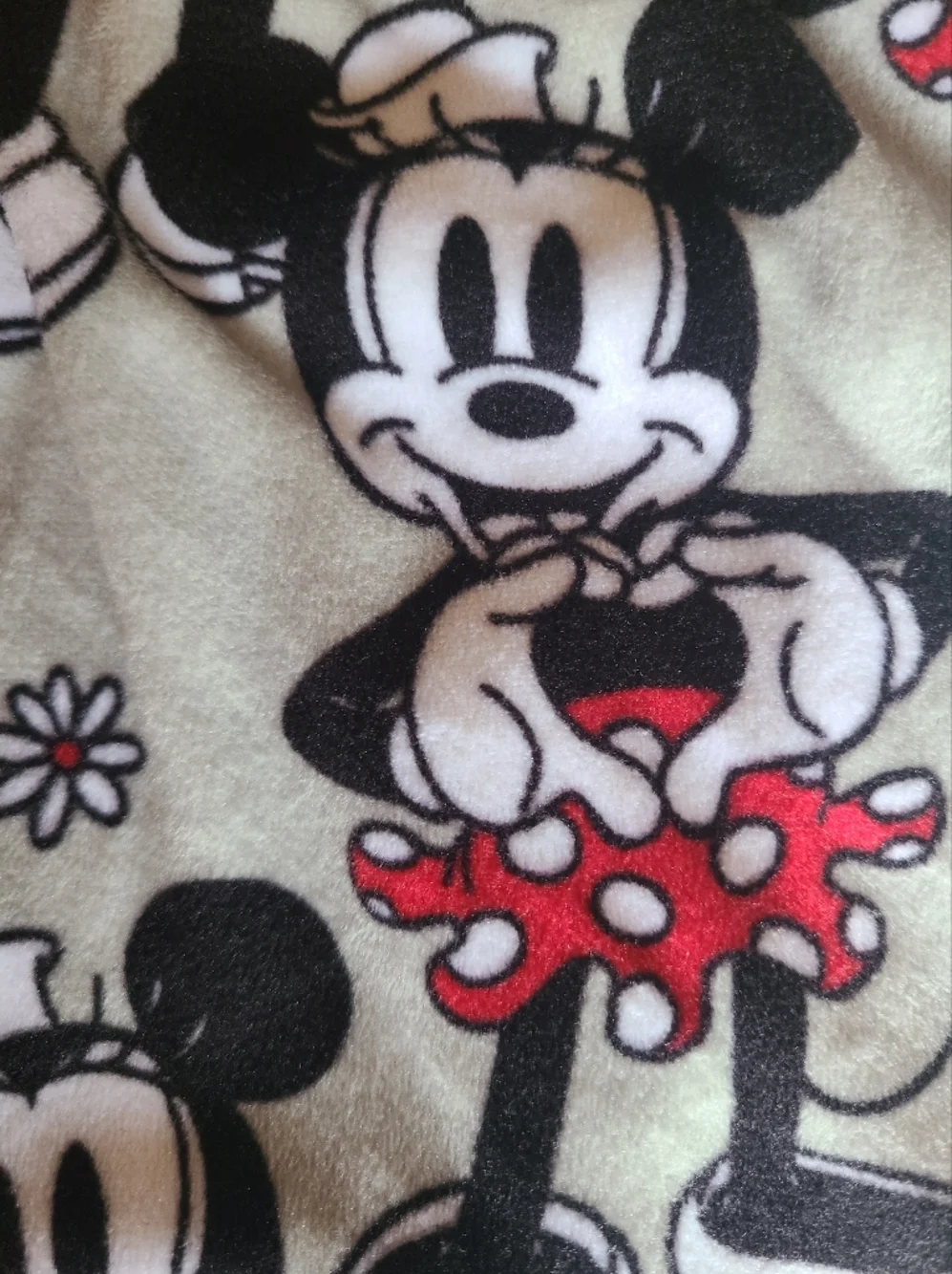 Disney Mickey & Minnie Mouse Fleece Pajama Pants Gray XL 16-18 Pockets